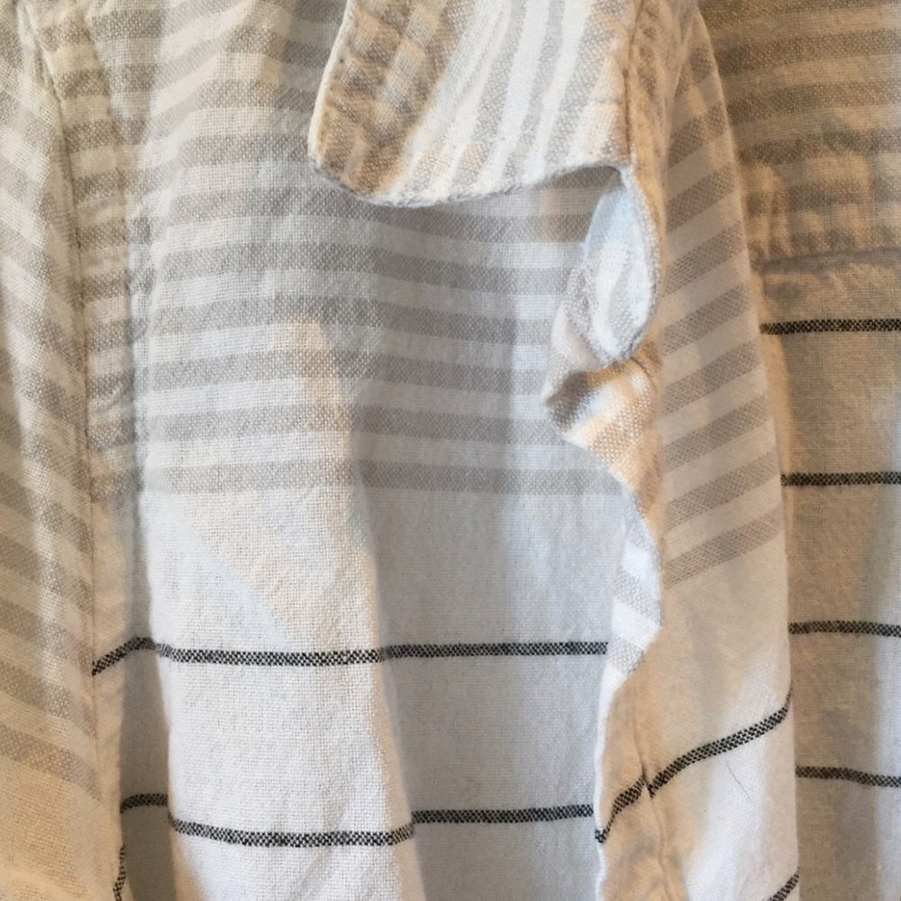 button up cotton striped shirt!!